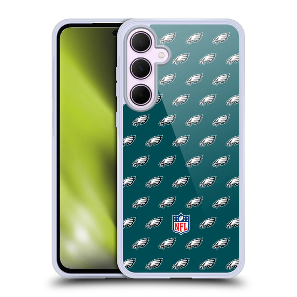 NFL Philadelphia Eagles Artwork Patterns Soft Gel Case for Samsung Galaxy A35 5G