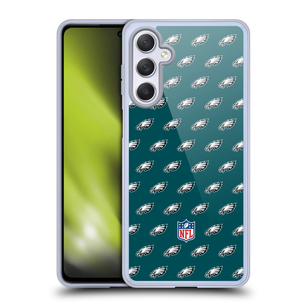 NFL Philadelphia Eagles Artwork Patterns Soft Gel Case for Samsung Galaxy M54 5G