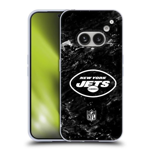 NFL New York Jets Artwork Marble Soft Gel Case for Nothing Phone (2a)