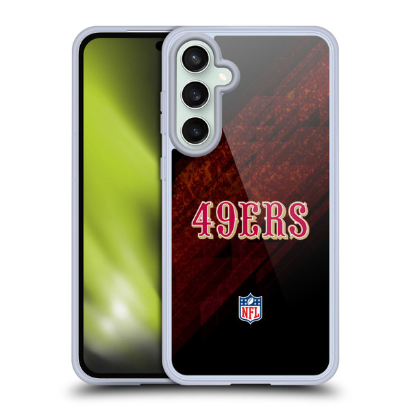 NFL San Francisco 49Ers Logo Blur Soft Gel Case for Samsung Galaxy S23 FE 5G