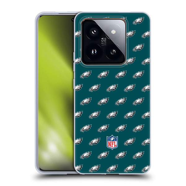 NFL Philadelphia Eagles Artwork Patterns Soft Gel Case for Xiaomi 14 Pro