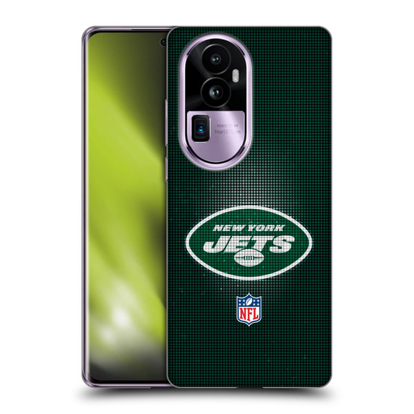 NFL New York Jets Artwork LED Soft Gel Case for OPPO Reno10 Pro+