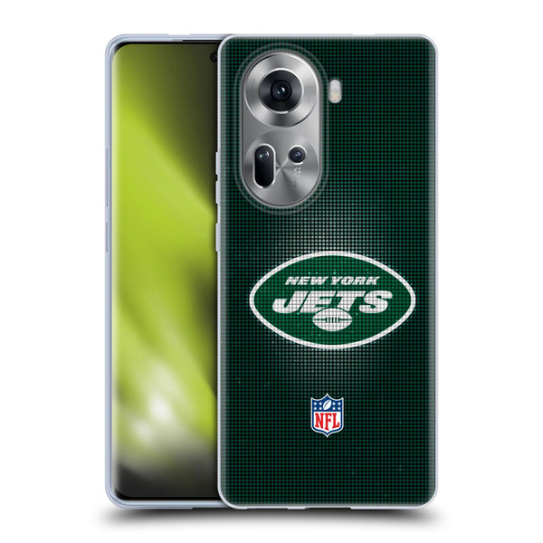 NFL New York Jets Artwork LED Soft Gel Case for OPPO Reno11