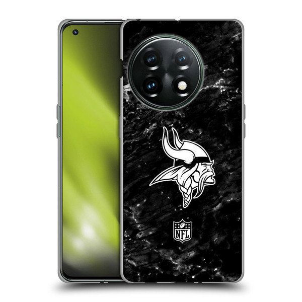 NFL Minnesota Vikings Artwork Marble Soft Gel Case for OnePlus 11 5G