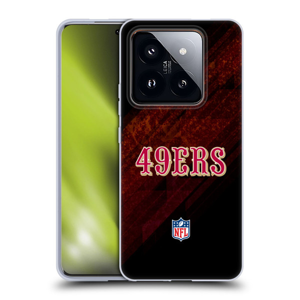NFL San Francisco 49Ers Logo Blur Soft Gel Case for Xiaomi 14 Pro