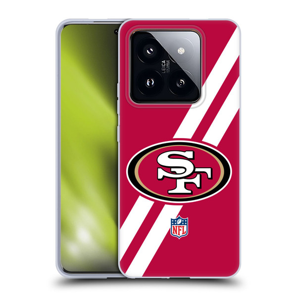 NFL San Francisco 49Ers Logo Stripes Soft Gel Case for Xiaomi 14 Pro