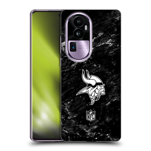 NFL Minnesota Vikings Artwork Marble Soft Gel Case for OPPO Reno10 Pro+