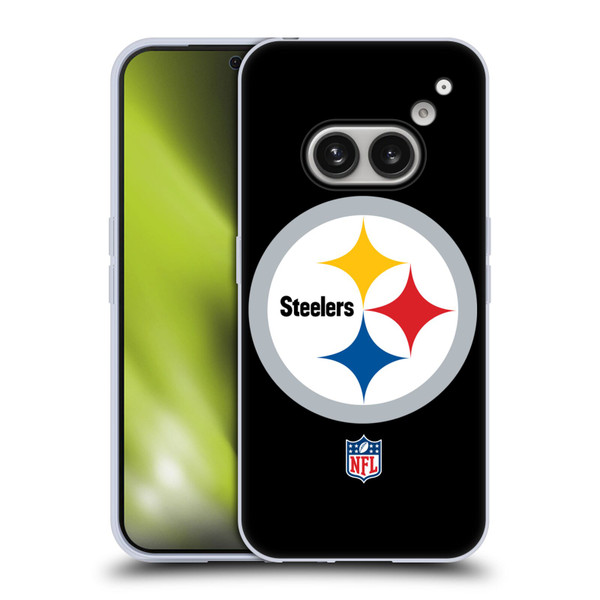 NFL Pittsburgh Steelers Logo Plain Soft Gel Case for Nothing Phone (2a)