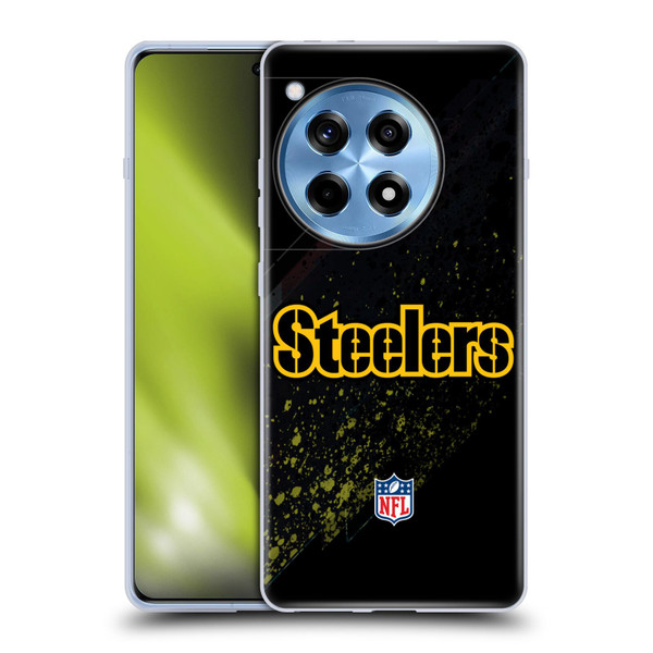 NFL Pittsburgh Steelers Logo Blur Soft Gel Case for OnePlus 12R