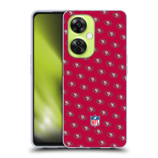 NFL San Francisco 49ers Artwork Patterns Soft Gel Case for OnePlus Nord CE 3 Lite 5G