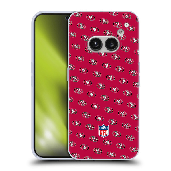 NFL San Francisco 49ers Artwork Patterns Soft Gel Case for Nothing Phone (2a)