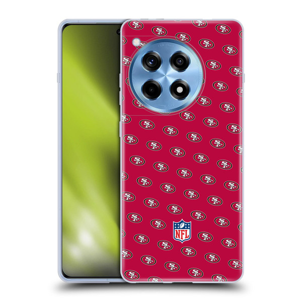 NFL San Francisco 49ers Artwork Patterns Soft Gel Case for OnePlus 12R
