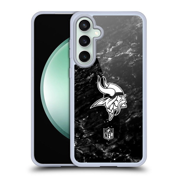 NFL Minnesota Vikings Artwork Marble Soft Gel Case for Samsung Galaxy S23 FE 5G