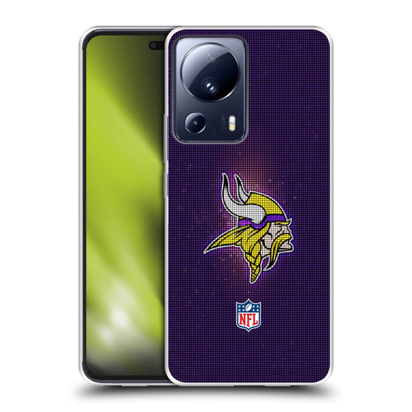 NFL Minnesota Vikings Artwork LED Soft Gel Case for Xiaomi 13 Lite 5G