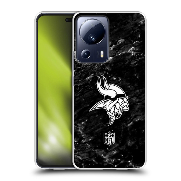 NFL Minnesota Vikings Artwork Marble Soft Gel Case for Xiaomi 13 Lite 5G
