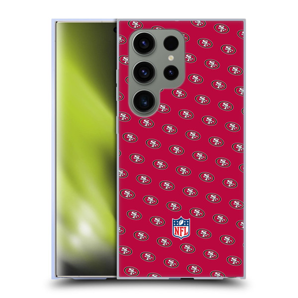 NFL San Francisco 49ers Artwork Patterns Soft Gel Case for Samsung Galaxy S24 Ultra 5G