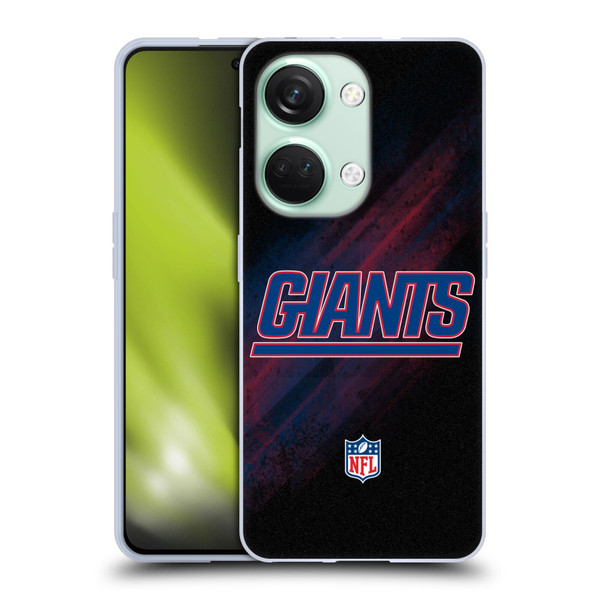 NFL New York Giants Logo Blur Soft Gel Case for OnePlus Nord 3 5G