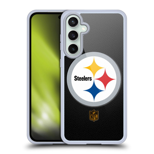 NFL Pittsburgh Steelers Logo Football Soft Gel Case for Samsung Galaxy S23 FE 5G