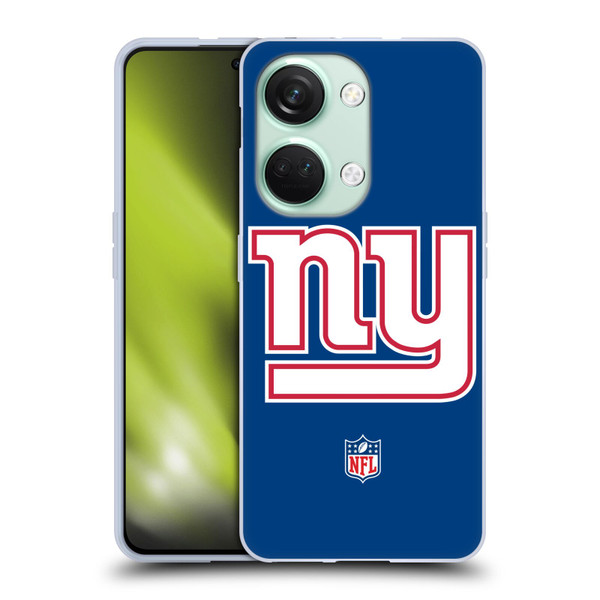 NFL New York Giants Logo Plain Soft Gel Case for OnePlus Nord 3 5G