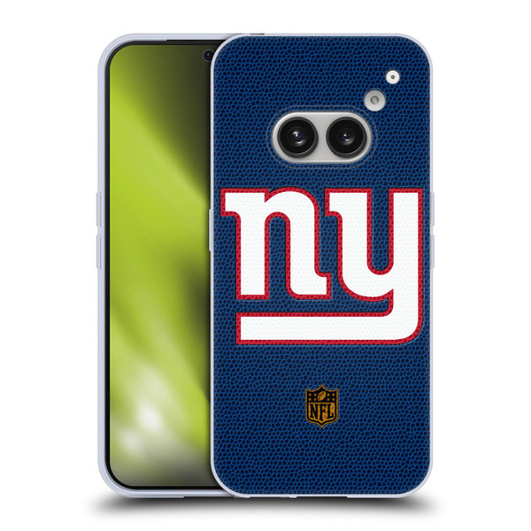 NFL New York Giants Logo Football Soft Gel Case for Nothing Phone (2a)