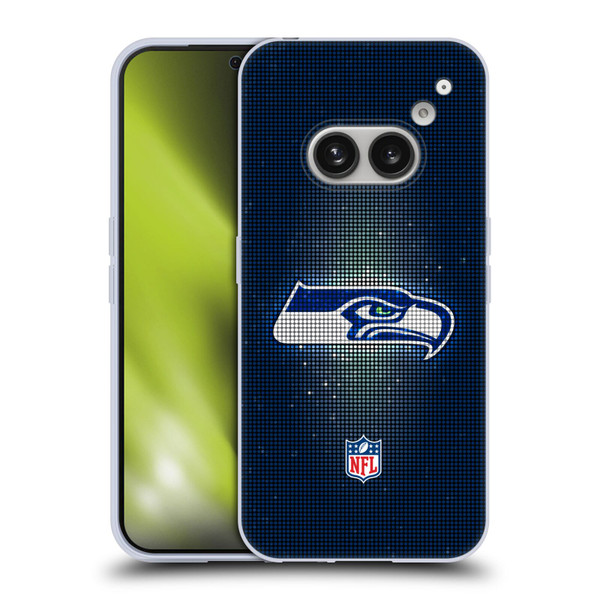 NFL Seattle Seahawks Artwork LED Soft Gel Case for Nothing Phone (2a)