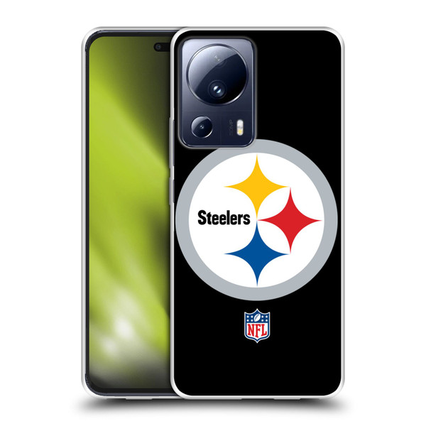 NFL Pittsburgh Steelers Logo Plain Soft Gel Case for Xiaomi 13 Lite 5G