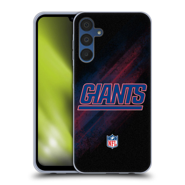NFL New York Giants Logo Blur Soft Gel Case for Samsung Galaxy A15