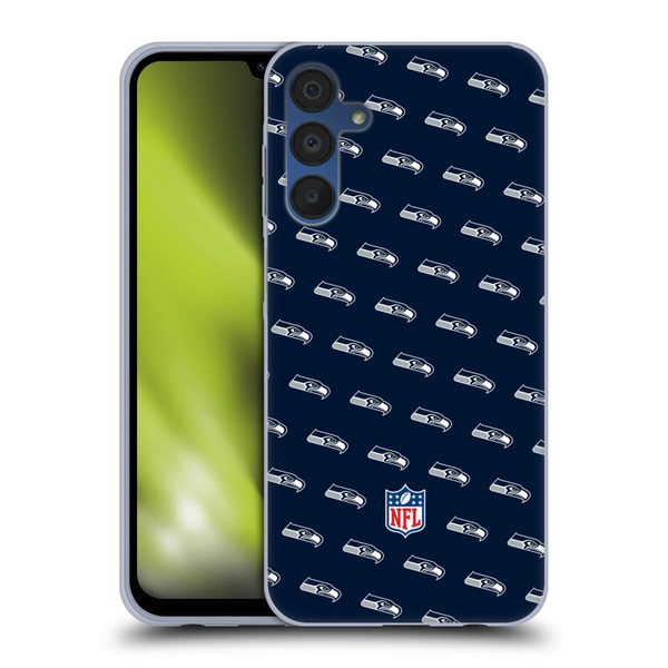NFL Seattle Seahawks Artwork Patterns Soft Gel Case for Samsung Galaxy A15 NFL Seattle Seahawks Artwork Patterns Soft Gel Case for Samsung Galaxy A15