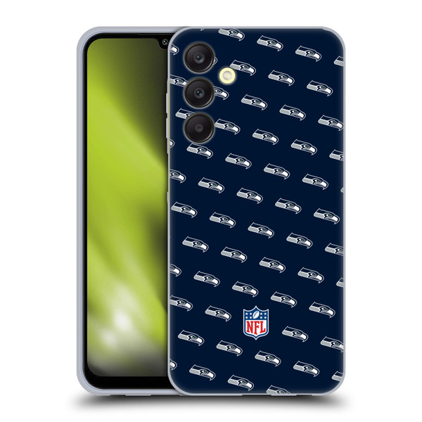 NFL Seattle Seahawks Artwork Patterns Soft Gel Case for Samsung Galaxy A25 5G