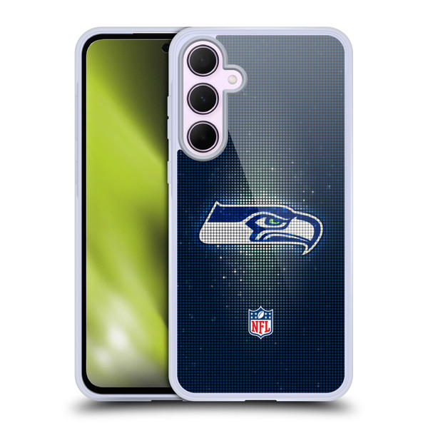 NFL Seattle Seahawks Artwork LED Soft Gel Case for Samsung Galaxy A35 5G