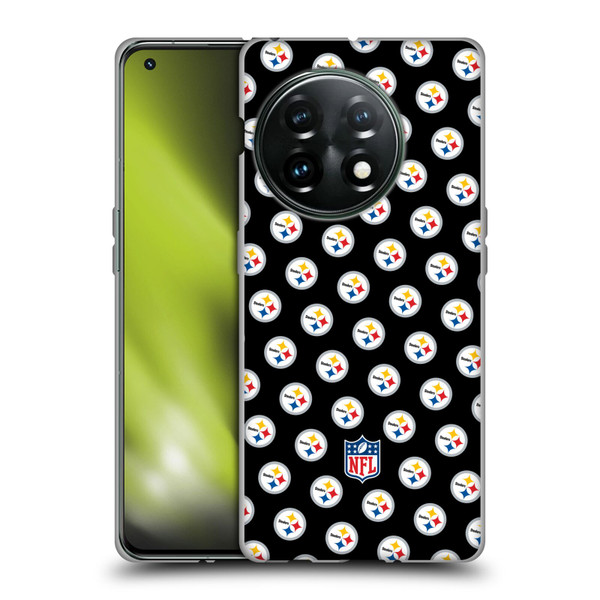 NFL Pittsburgh Steelers Artwork Patterns Soft Gel Case for OnePlus 11 5G