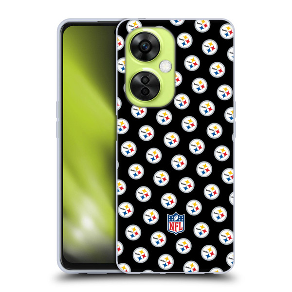 NFL Pittsburgh Steelers Artwork Patterns Soft Gel Case for OnePlus Nord CE 3 Lite 5G