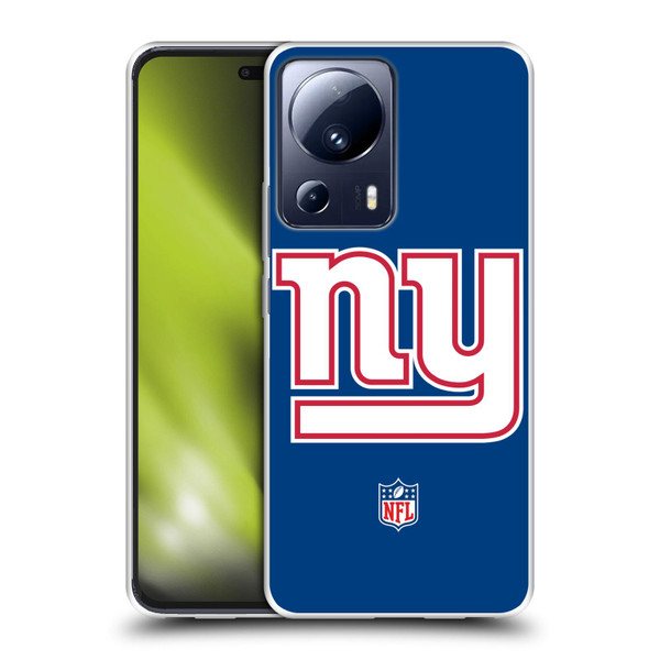 NFL New York Giants Logo Plain Soft Gel Case for Xiaomi 13 Lite 5G