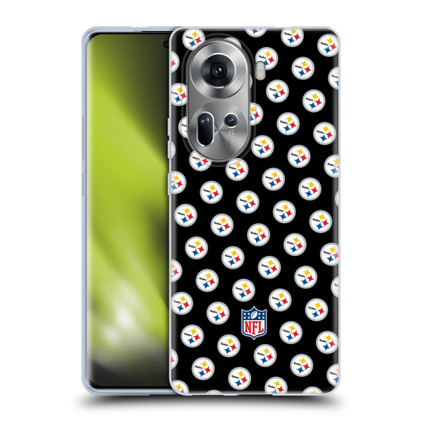 NFL Pittsburgh Steelers Artwork Patterns Soft Gel Case for OPPO Reno11
