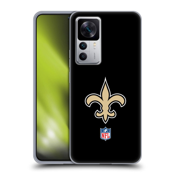 NFL New Orleans Saints Logo Plain Soft Gel Case for Xiaomi 12T 5G / 12T Pro 5G / Redmi K50 Ultra 5G