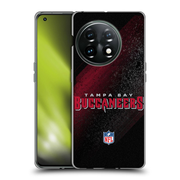 NFL Tampa Bay Buccaneers Logo Blur Soft Gel Case for OnePlus 11 5G