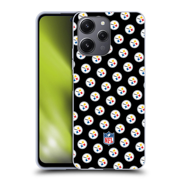 NFL Pittsburgh Steelers Artwork Patterns Soft Gel Case for Xiaomi Redmi 12