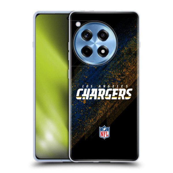 NFL Los Angeles Chargers Logo Blur Soft Gel Case for OnePlus 12R