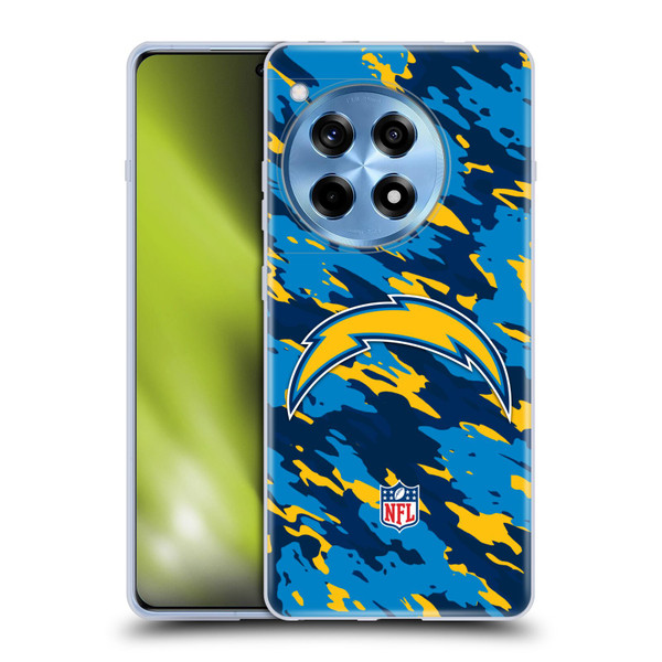 NFL Los Angeles Chargers Logo Camou Soft Gel Case for OnePlus 12R