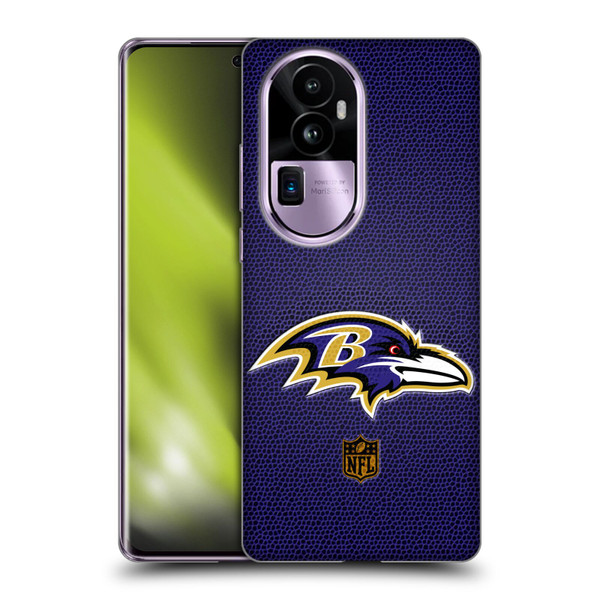 NFL Baltimore Ravens Logo Football Soft Gel Case for OPPO Reno10 Pro+