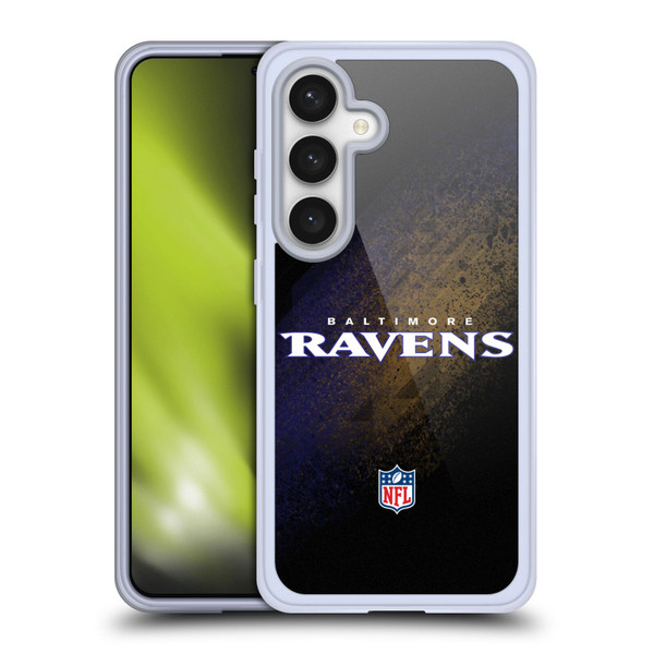NFL Baltimore Ravens Logo Blur Soft Gel Case for Samsung Galaxy S24 5G
