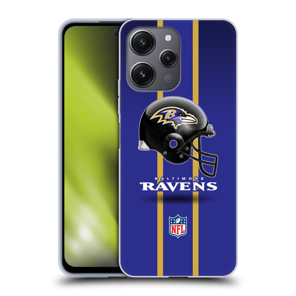 NFL Baltimore Ravens Logo Helmet Soft Gel Case for Xiaomi Redmi 12