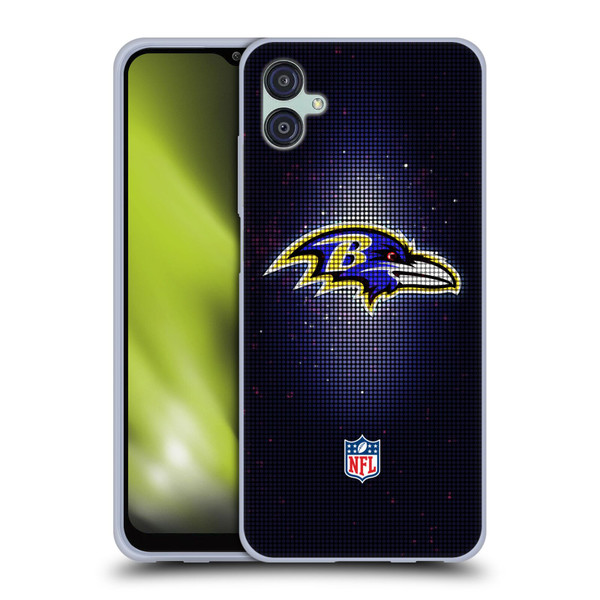 NFL Baltimore Ravens Artwork LED Soft Gel Case for Samsung Galaxy M04 5G / A04e