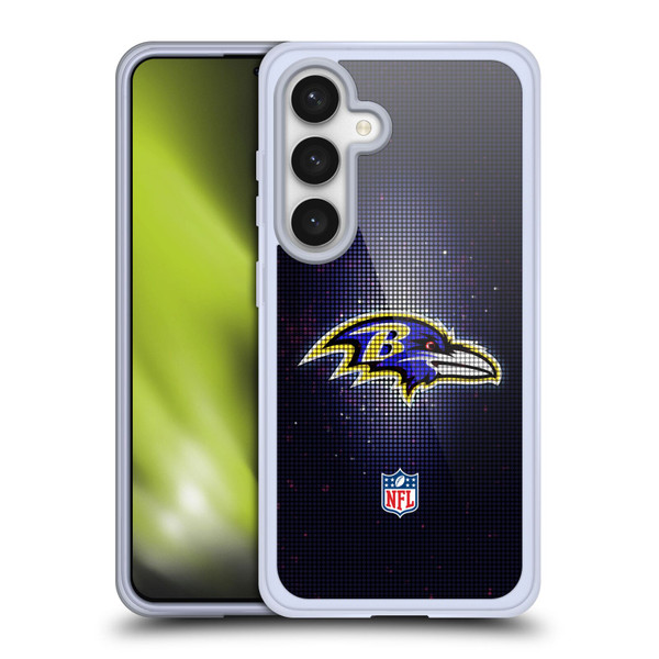NFL Baltimore Ravens Artwork LED Soft Gel Case for Samsung Galaxy S24 5G