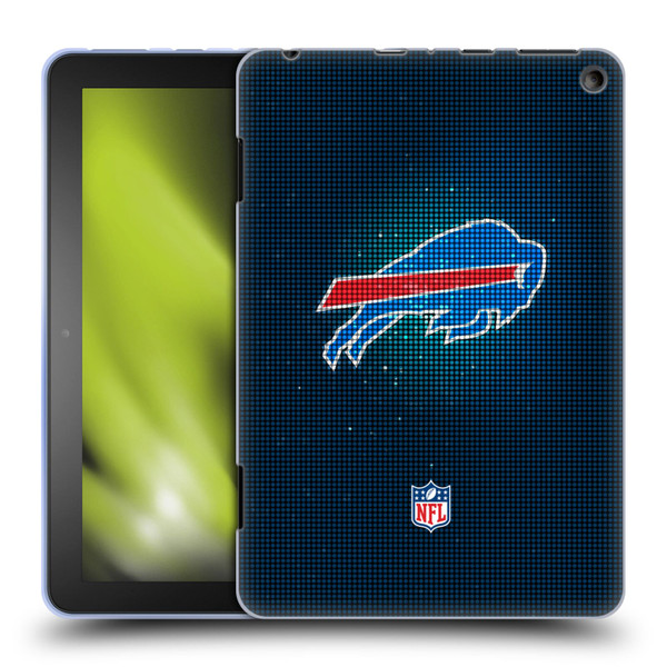 NFL Buffalo Bills Artwork LED Soft Gel Case for Amazon Fire HD 8/Fire HD 8 Plus 2020