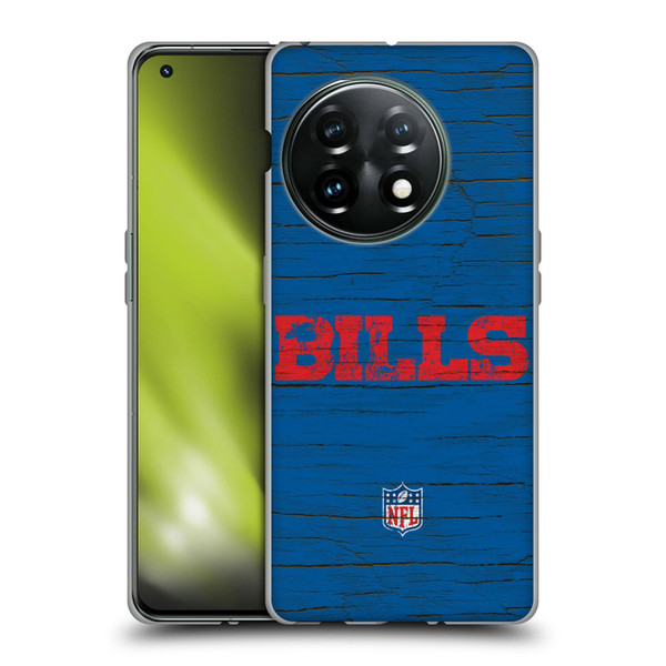 NFL Buffalo Bills Logo Distressed Look Soft Gel Case for OnePlus 11 5G