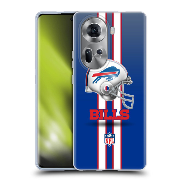NFL Buffalo Bills Logo Helmet Soft Gel Case for OPPO Reno11