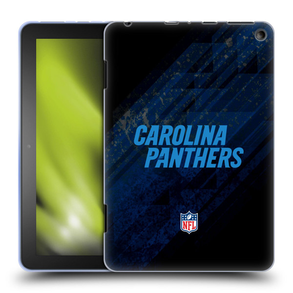 NFL Carolina Panthers Logo Blur Soft Gel Case for Amazon Fire HD 8/Fire HD 8 Plus 2020