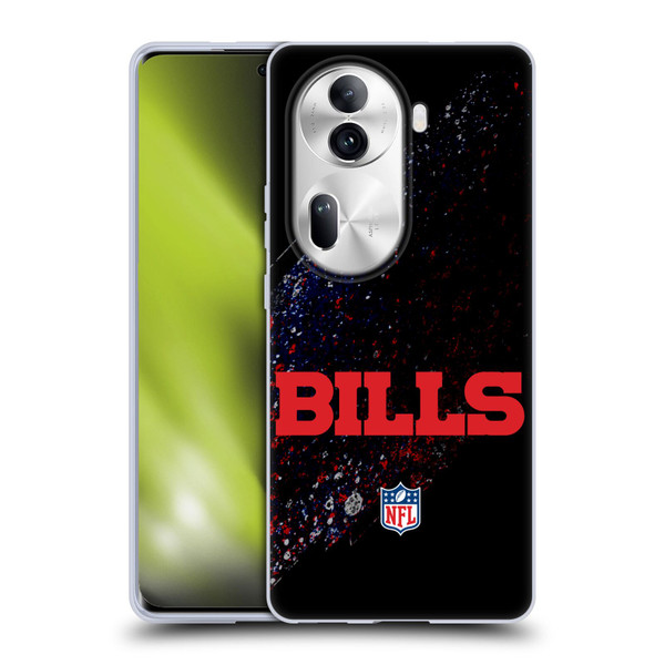 NFL Buffalo Bills Logo Blur Soft Gel Case for OPPO Reno11 Pro