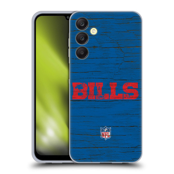 NFL Buffalo Bills Logo Distressed Look Soft Gel Case for Samsung Galaxy A25 5G